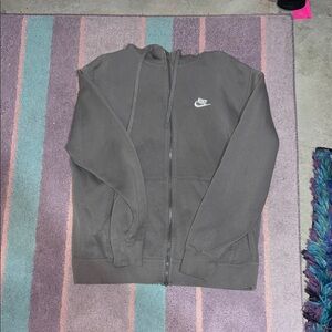 Nike Charcoal Full-Zip Hoodie